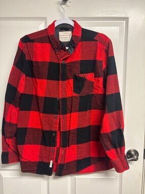 Weatherproof Red and Black Plaid Men's Shirt